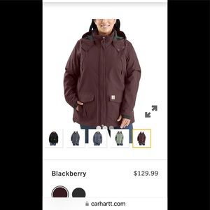 Womens Carhartt Rain Defender Jacket